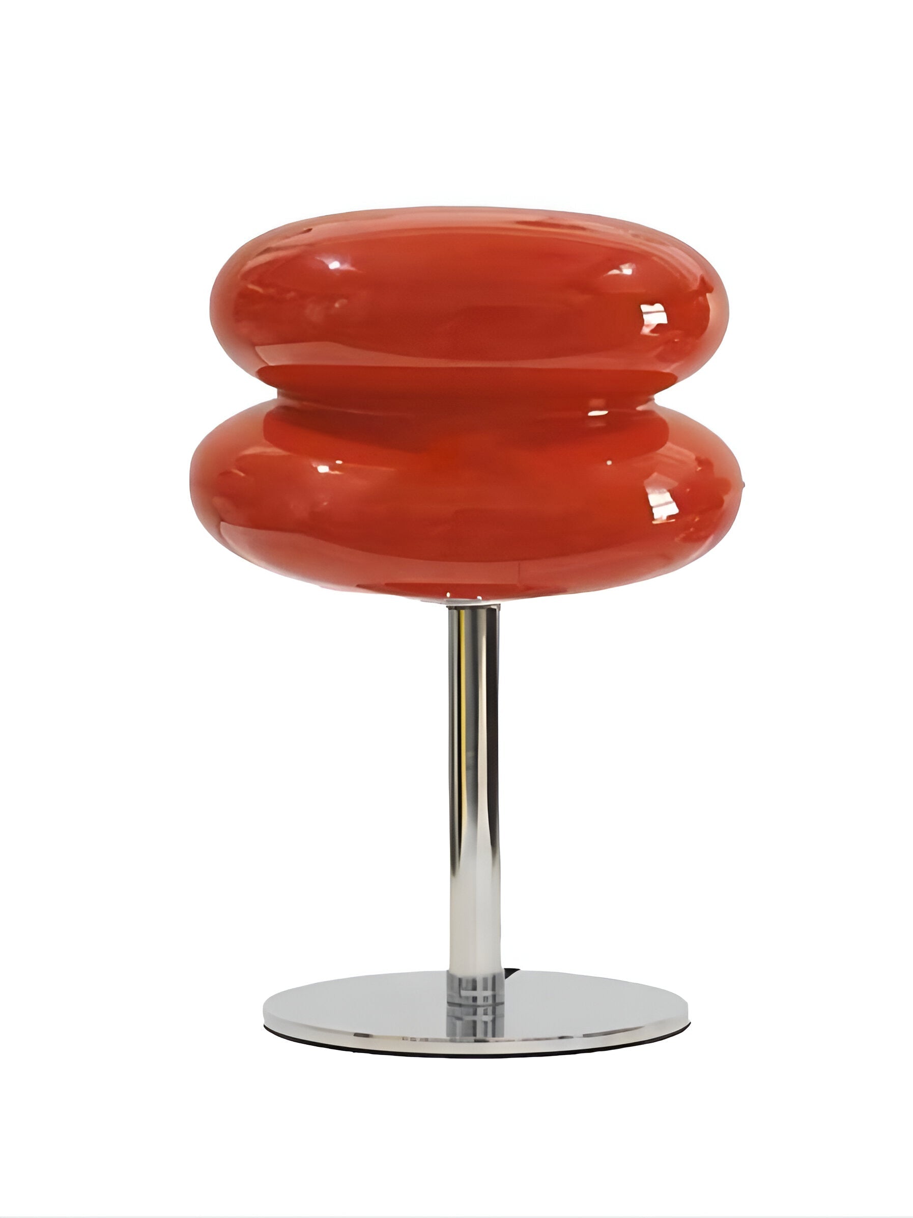 Elegancka Szklana Lampa Stołowa - Ciepłe Odcienie dla Przytulnego Wnętrza 9