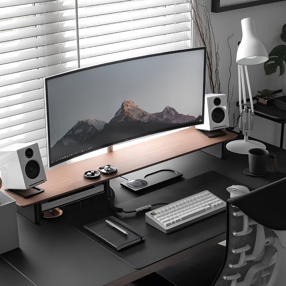 Elegancka podkładka na biurko 120x60 cm – wodoodporna, zamszowa mata ochronna do domowego biura 1