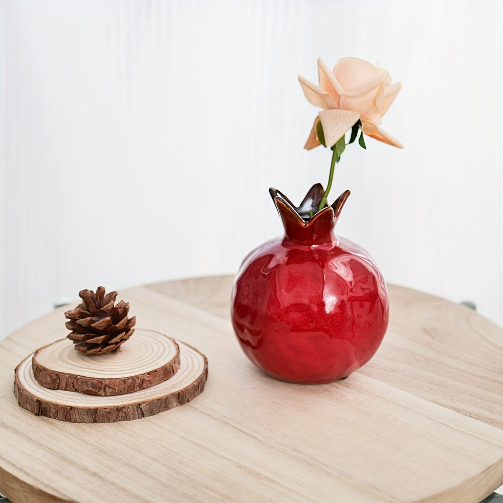 Elegancki Ceramiczny Wazon Podłogowy - Granatowy Teksturowany Styl do Wnętrza 0