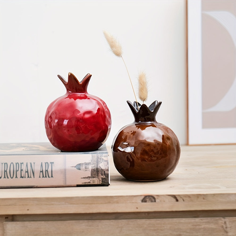 Elegancki Ceramiczny Wazon Podłogowy - Granatowy Teksturowany Styl do Wnętrza 4