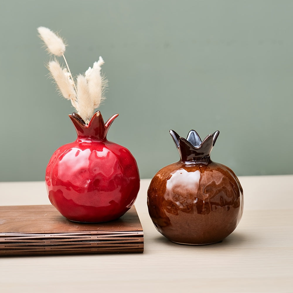 Elegancki Ceramiczny Wazon Podłogowy - Granatowy Teksturowany Styl do Wnętrza 6
