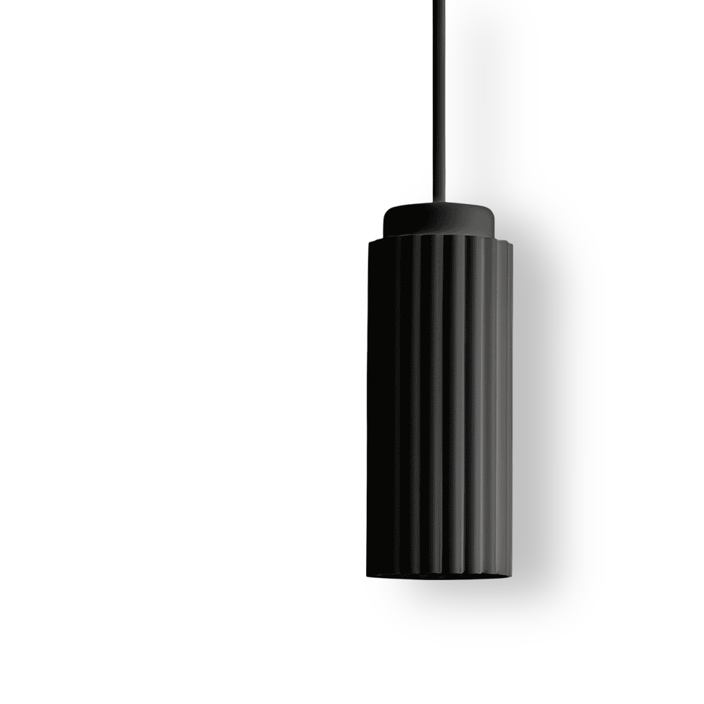Falista lampa sufitowa w stylu nordyckim – cylindryczna lampa wisząca 11