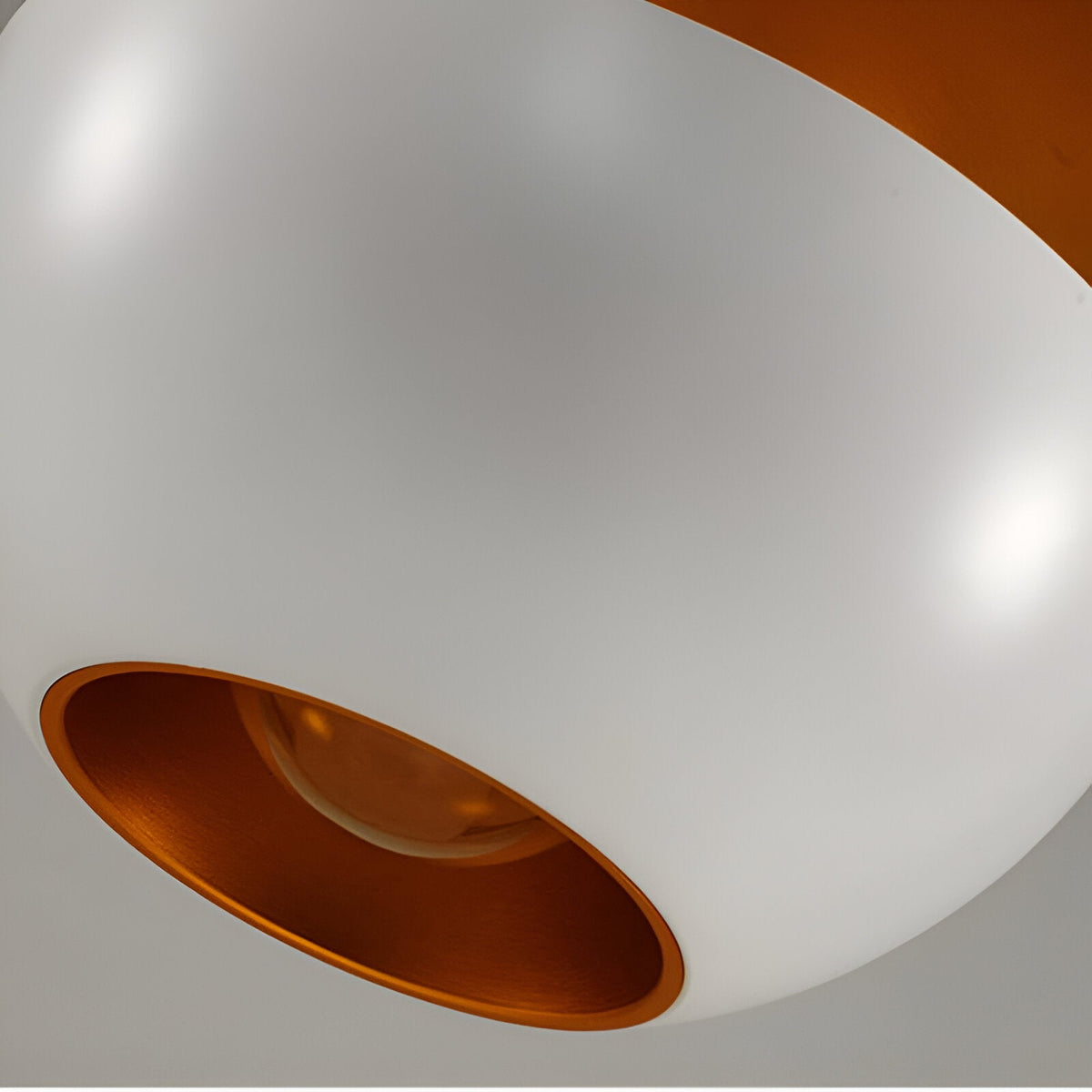 Lampa wisząca Apfel – artystyczna czarno-biała lampa wisząca E27 nad stół