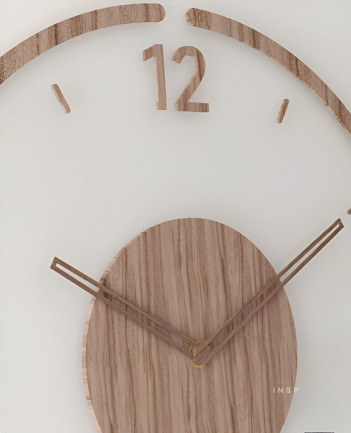 Zegar ścienny drewniany 30 lub 35 cm – przezroczysta tarcza akrylowa, cichy, 3 wzory