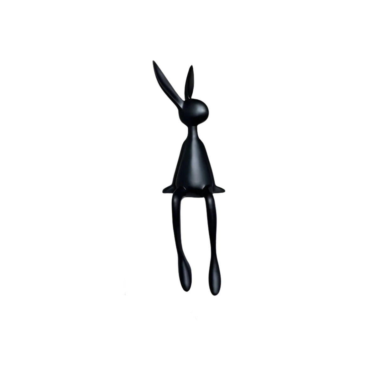 Figurka królika z żywicy 18 lub 50 cm – siedzący zając, dekoracja do salonu, 3 kolory