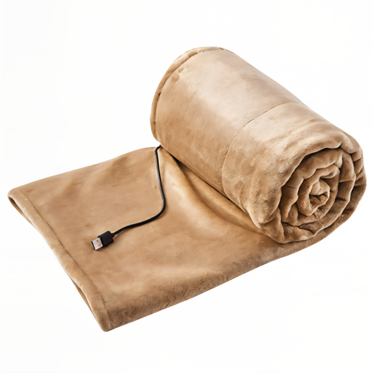 Koc elektryczny USB 100x80 i 140x80 cm – koc grzewczy z 3 poziomami ciepła, 3 kolory