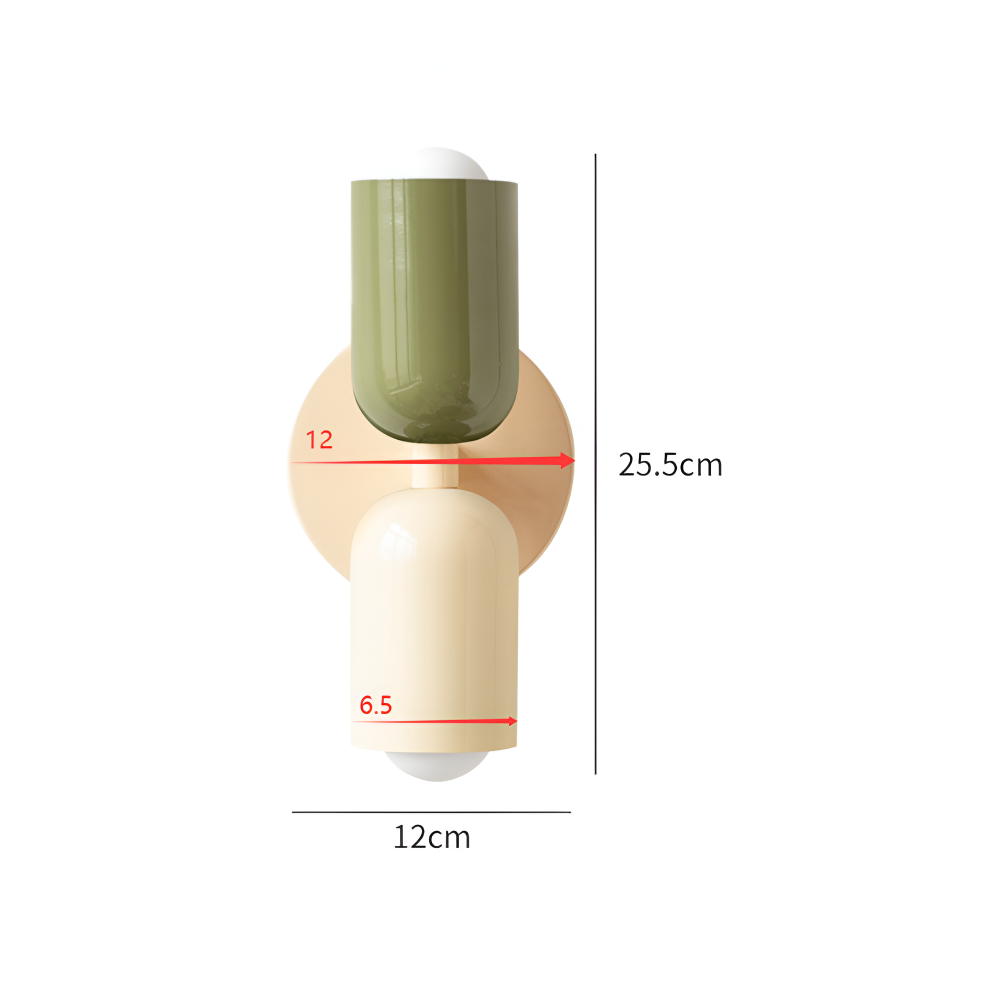 Kinkiet ścienny Vintage Glow – nowoczesna dwustronna lampa ścienna up & down