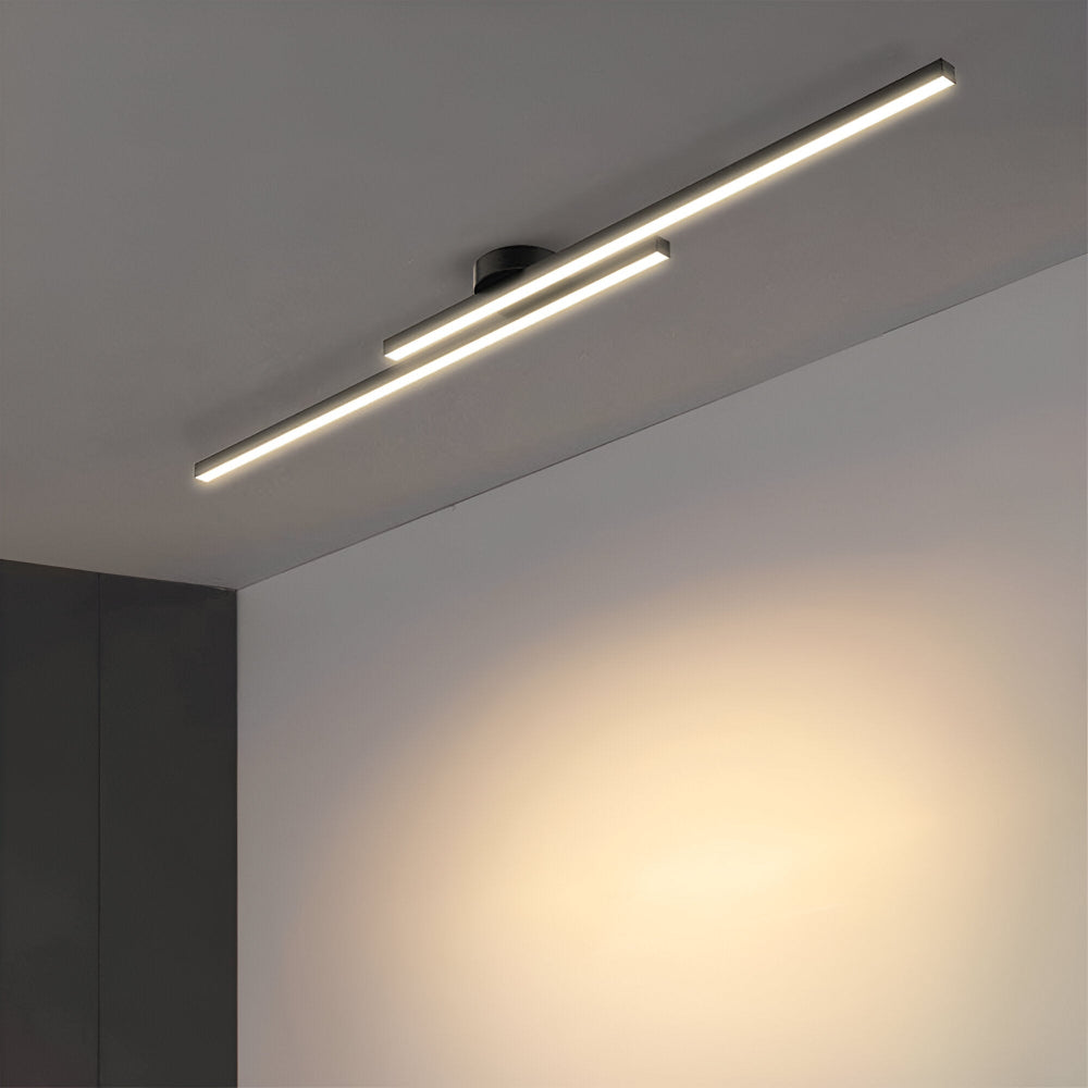Plafon LED czarny