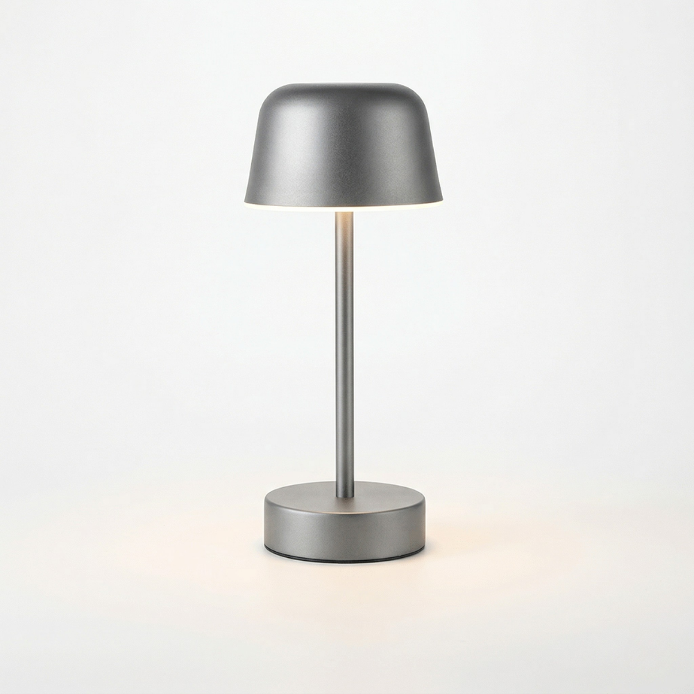 Retro Bezprzewodowa Lampa Stołowa LED - Kolorowy Metalowy Design do Salonów - 10