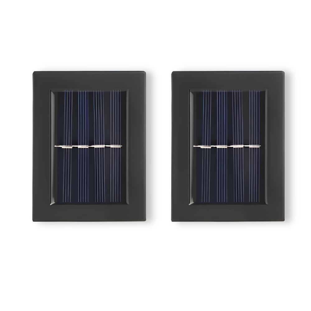 Lampa ścienna LumiSun Solar – lampa zewnętrzna zasilana energią słoneczną z dwoma wiązkami światła 0