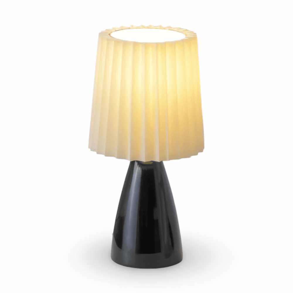 Lampa stołowa ConePleated - Lampa biurkowa LED ceramiczna Milkshake 11