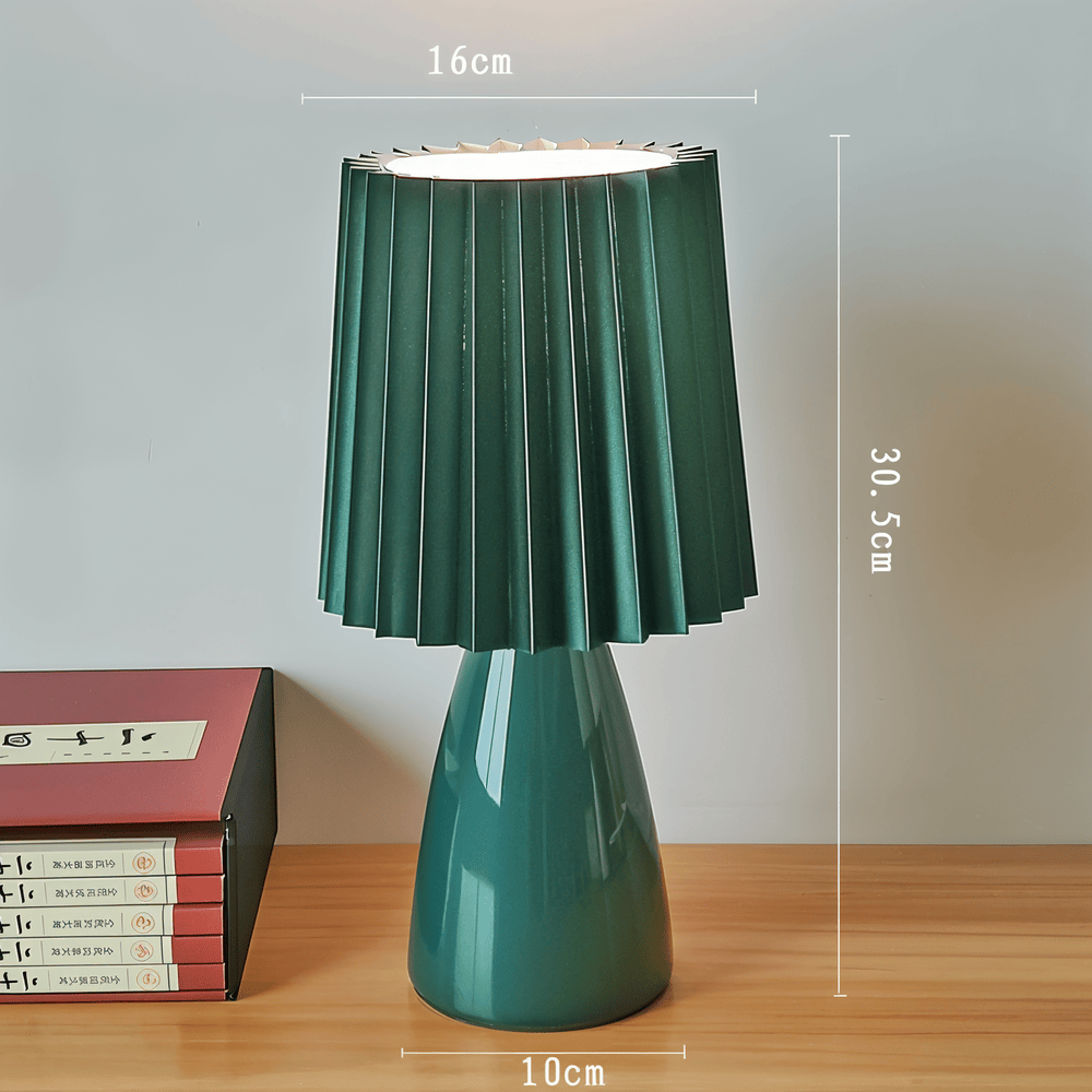Lampa stołowa ConePleated - Lampa biurkowa LED ceramiczna Milkshake 4