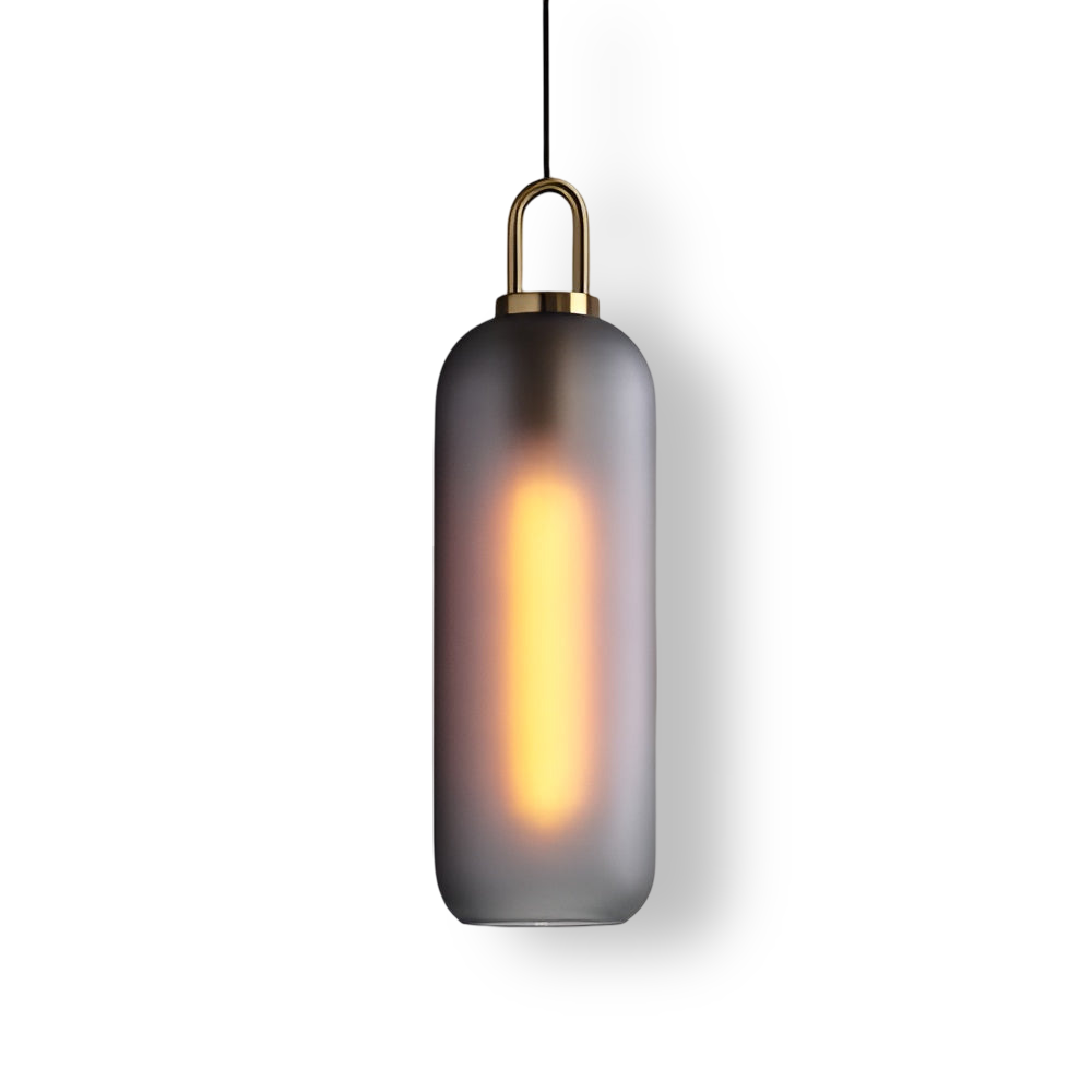 Lampa sufitowa GlassGleam – jednostronna lampa w kształcie kuli ze szkła w stylu vintage 11