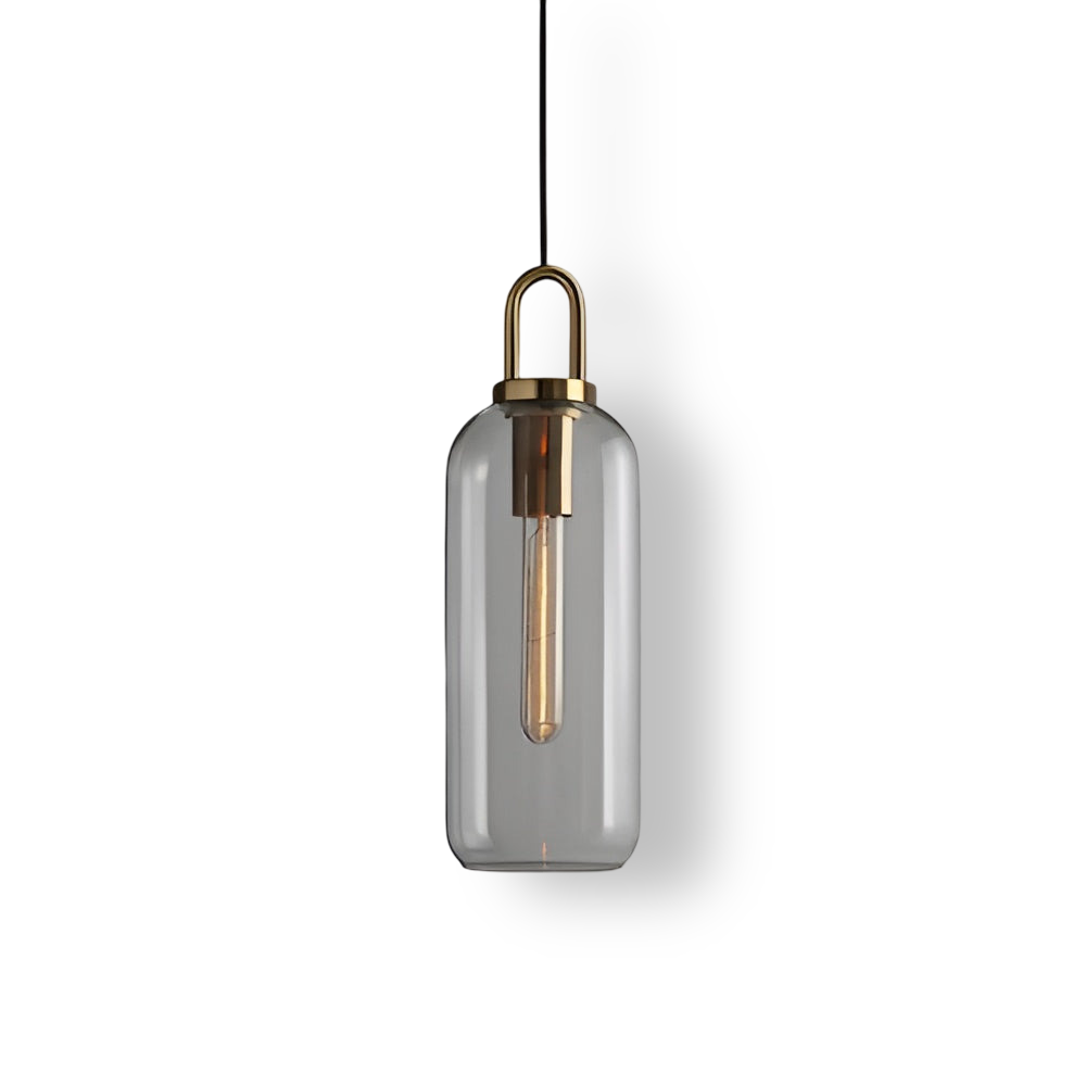 Lampa sufitowa GlassGleam – jednostronna lampa w kształcie kuli ze szkła w stylu vintage 9