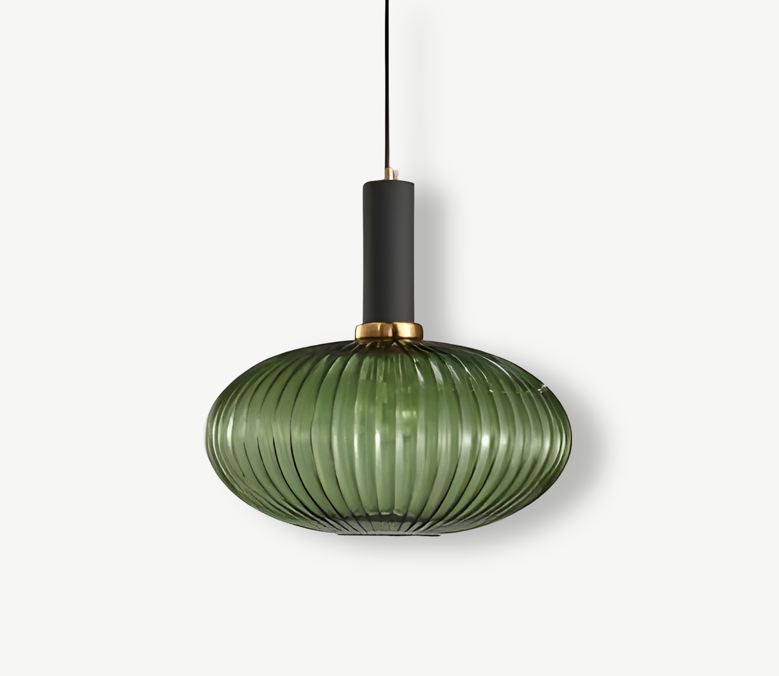 Lampa sufitowa HuedRibbed – prążkowany żyrandol ze szkła vintage 23