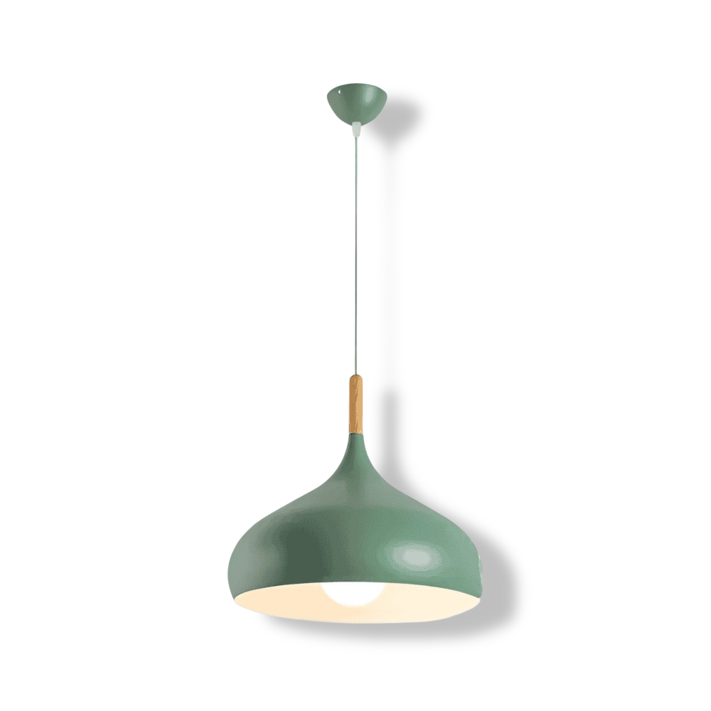 Lampa wisząca AluPastel – Żywy żyrandol LED z jedną głowicą 5