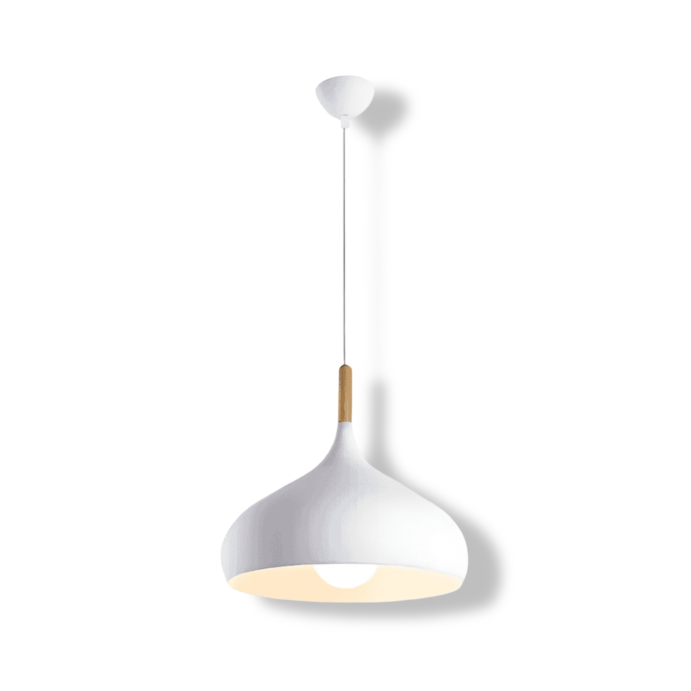 Lampa wisząca AluPastel – Żywy żyrandol LED z jedną głowicą 7