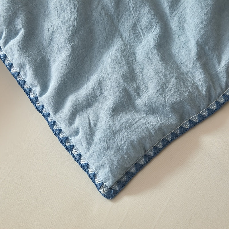 Lekki Pikowany Koc Bawełniany 180x200 cm – Oddychający, Miękki Koc na Lato do Sypialni i Salonu 6