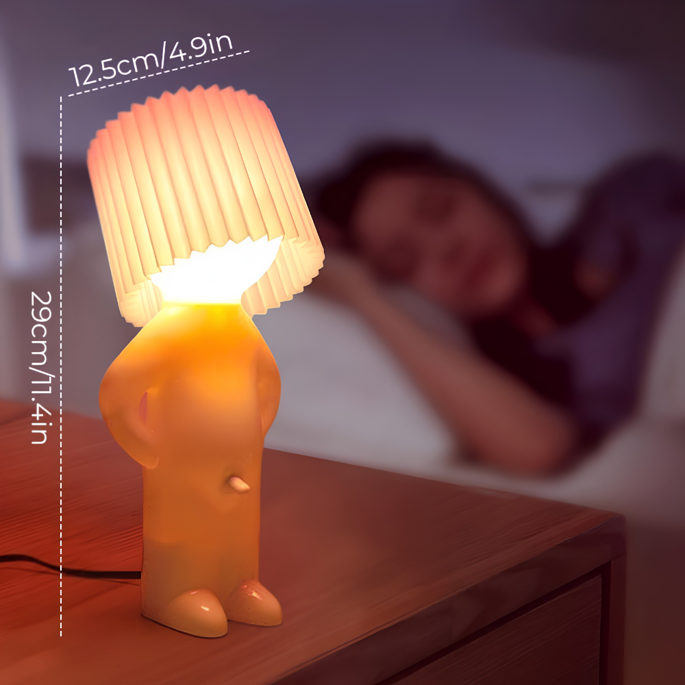 Lil'Lad Lampa Stołowa | Kreatywny Design LED, Idealna do Salonów i Sypialni