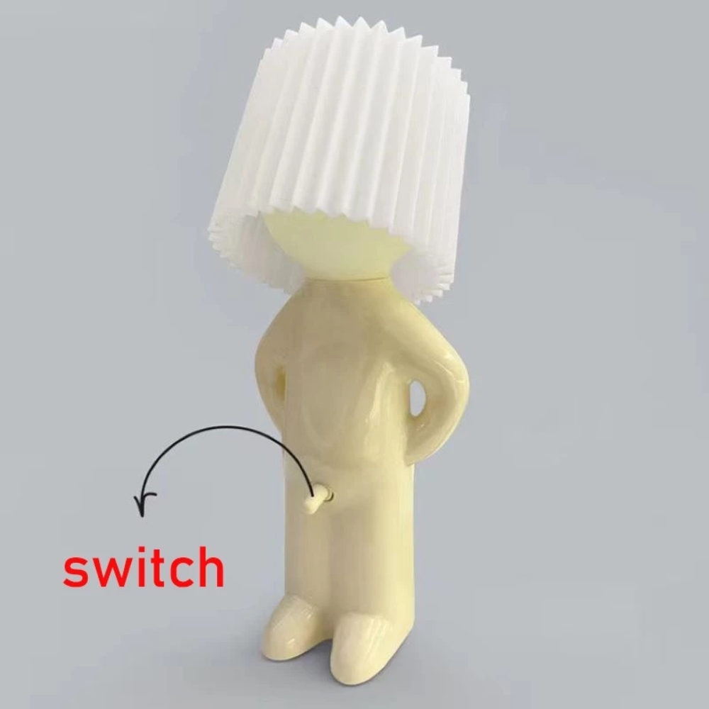 Lil'Lad Lampa Stołowa | Kreatywny Design LED, Idealna do Salonów i Sypialni
