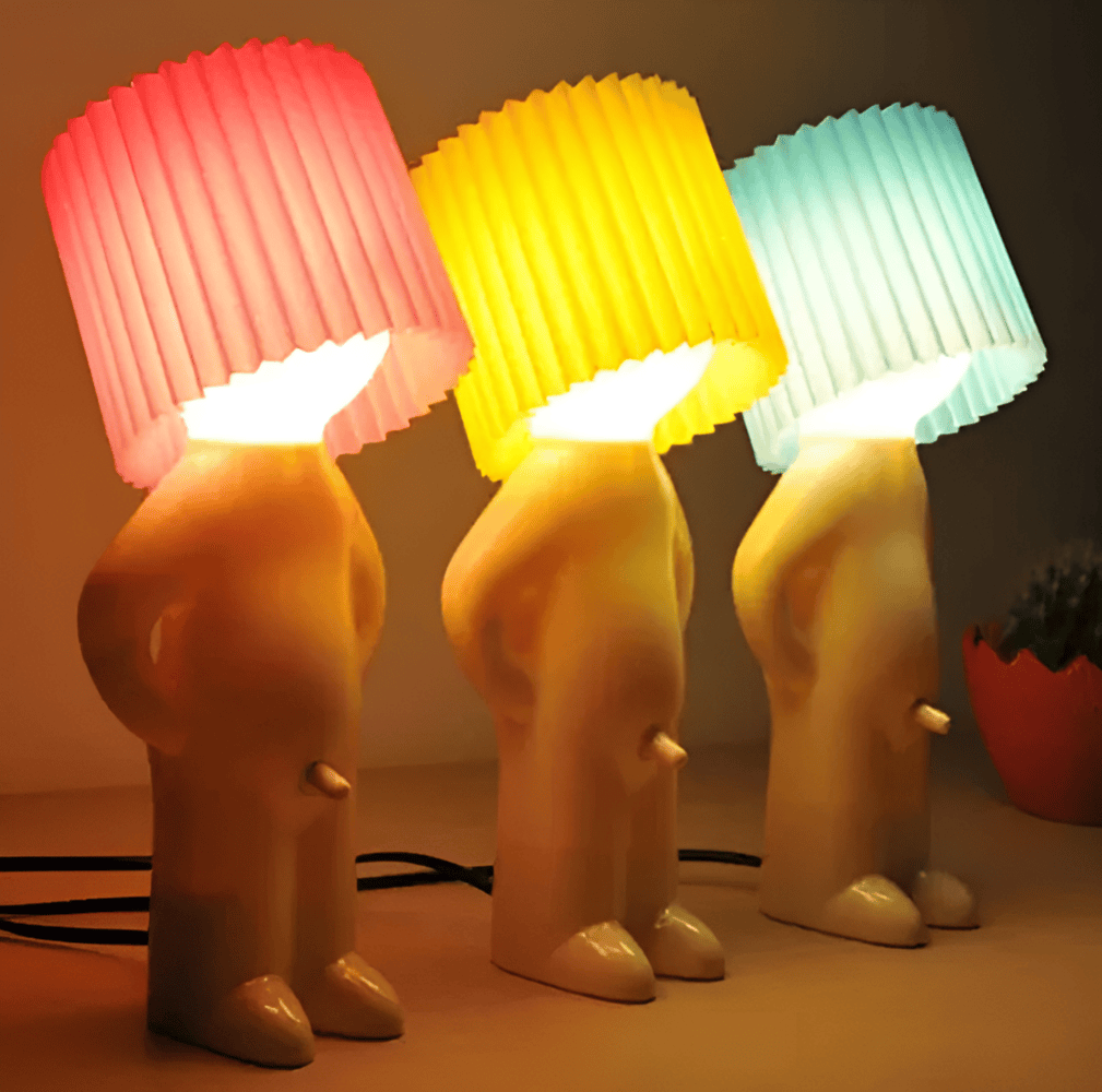 Lil'Lad Lampa Stołowa | Kreatywny Design LED, Idealna do Salonów i Sypialni 5