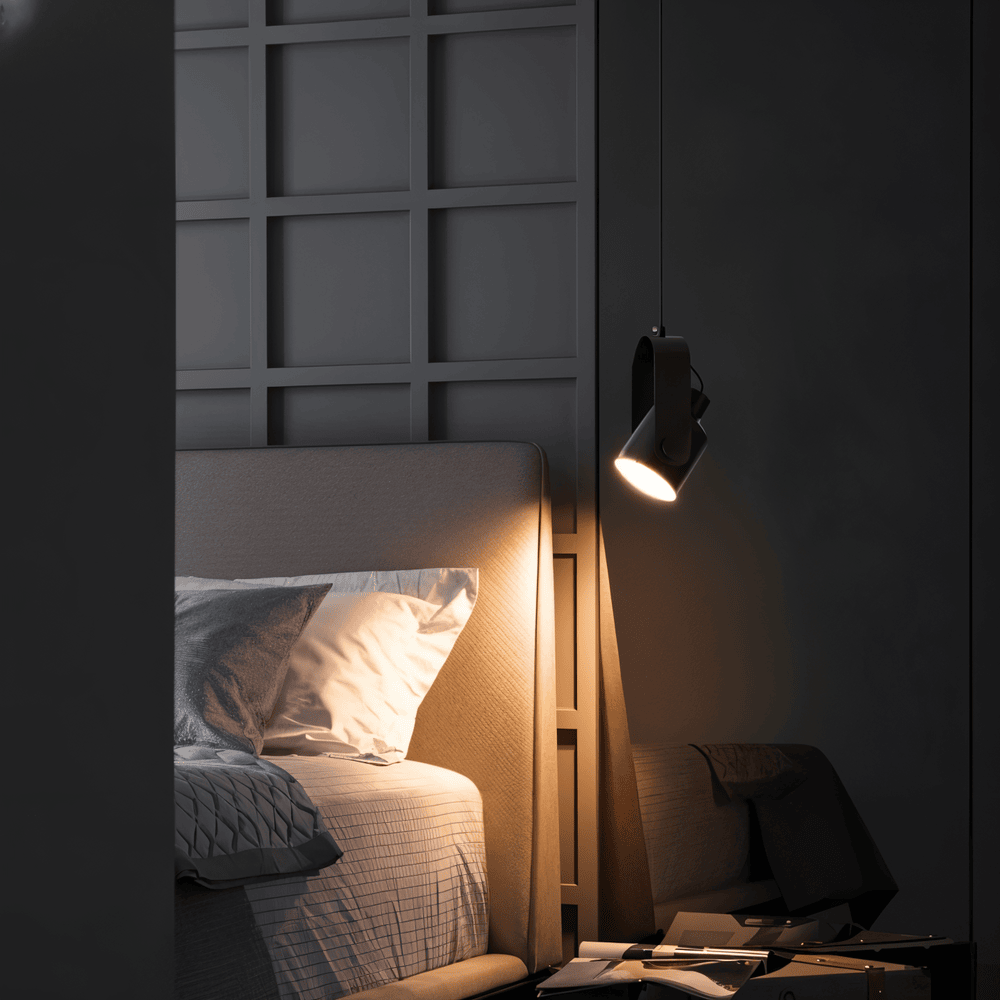 MiniLog HängespotLicht – lampa wisząca z metalu z nordyckim usłojeniem drewna 5