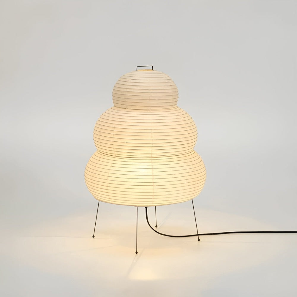 Minimalistyczna Lampa Podłogowa Zen Glow - Papier Ryżowy Biały dla Relaksu w Domu 4