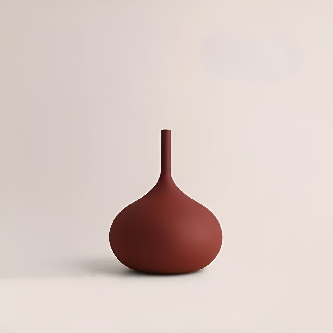 Morandi Style Ceramic Vase - Elegant White Porcelain for Stylish Interiors 0