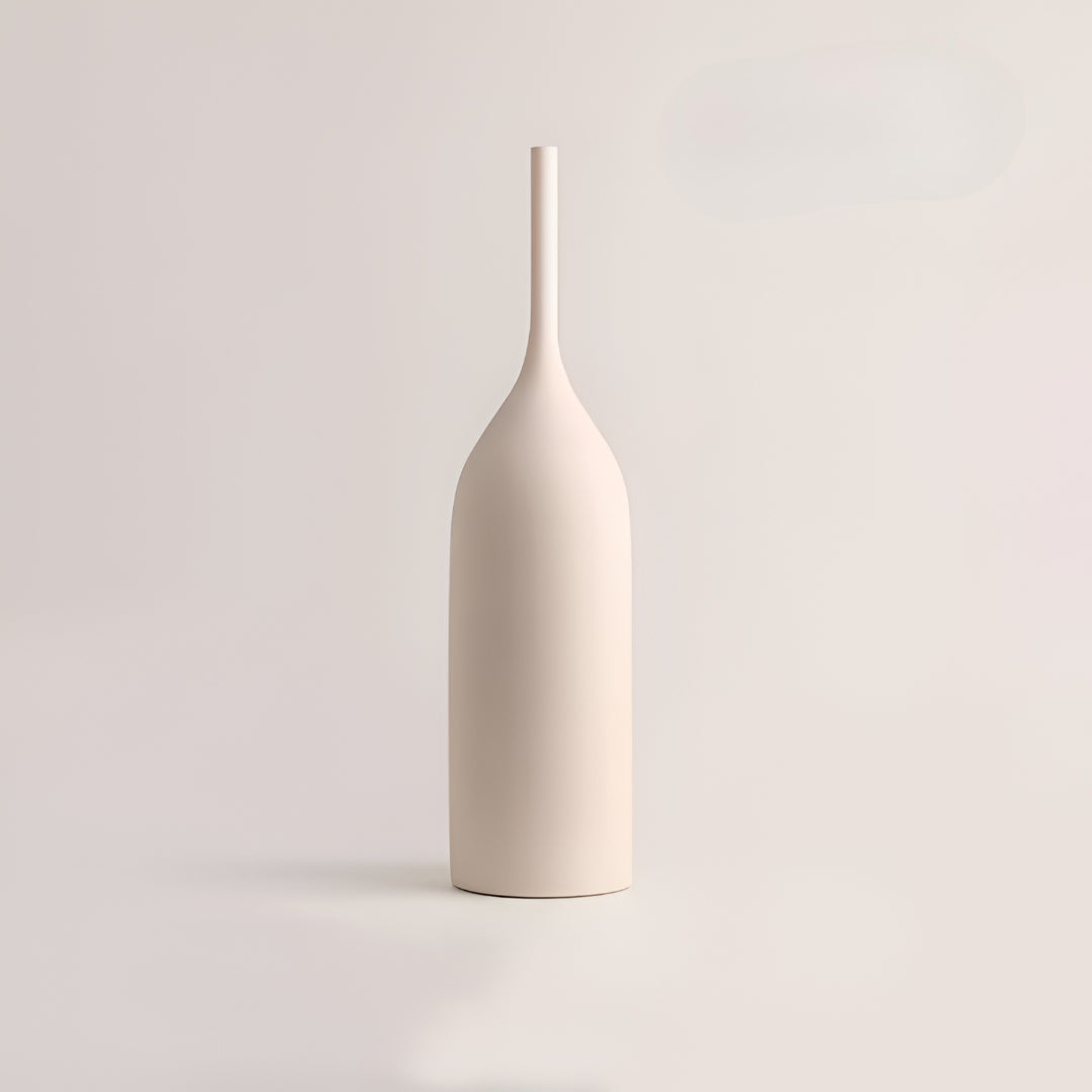 Morandi Style Ceramic Vase - Elegant White Porcelain for Stylish Interiors 10