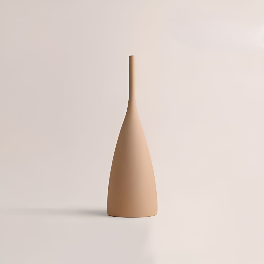 Morandi Style Ceramic Vase - Elegant White Porcelain for Stylish Interiors 11