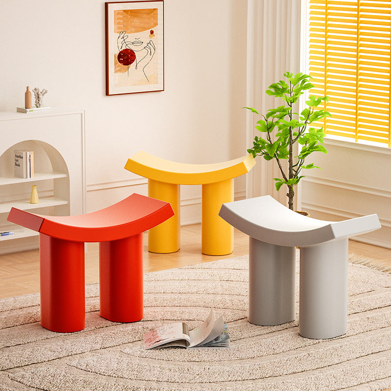 Nordic Contemporary Stool 57x25x44cm - Colorful Durable Plastic for Kitchen Bar 1