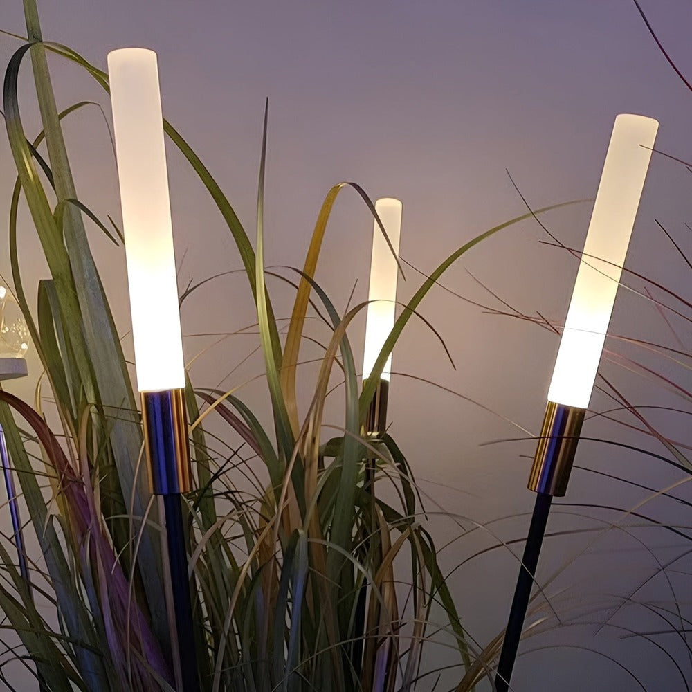 Nowoczesne Solarne Lampy Zewnętrzne - Metalowo-Akrylowe Oświetlenie Ogrodowe dla Balkonu i Ogrodu 5