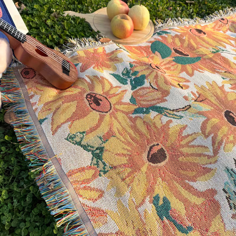 Nowoczesny Koc Piknikowy 180x230 cm – Wodoodporny, Kwiatowy Wzór, Lekki Do Użytku Na Zewnątrz 6