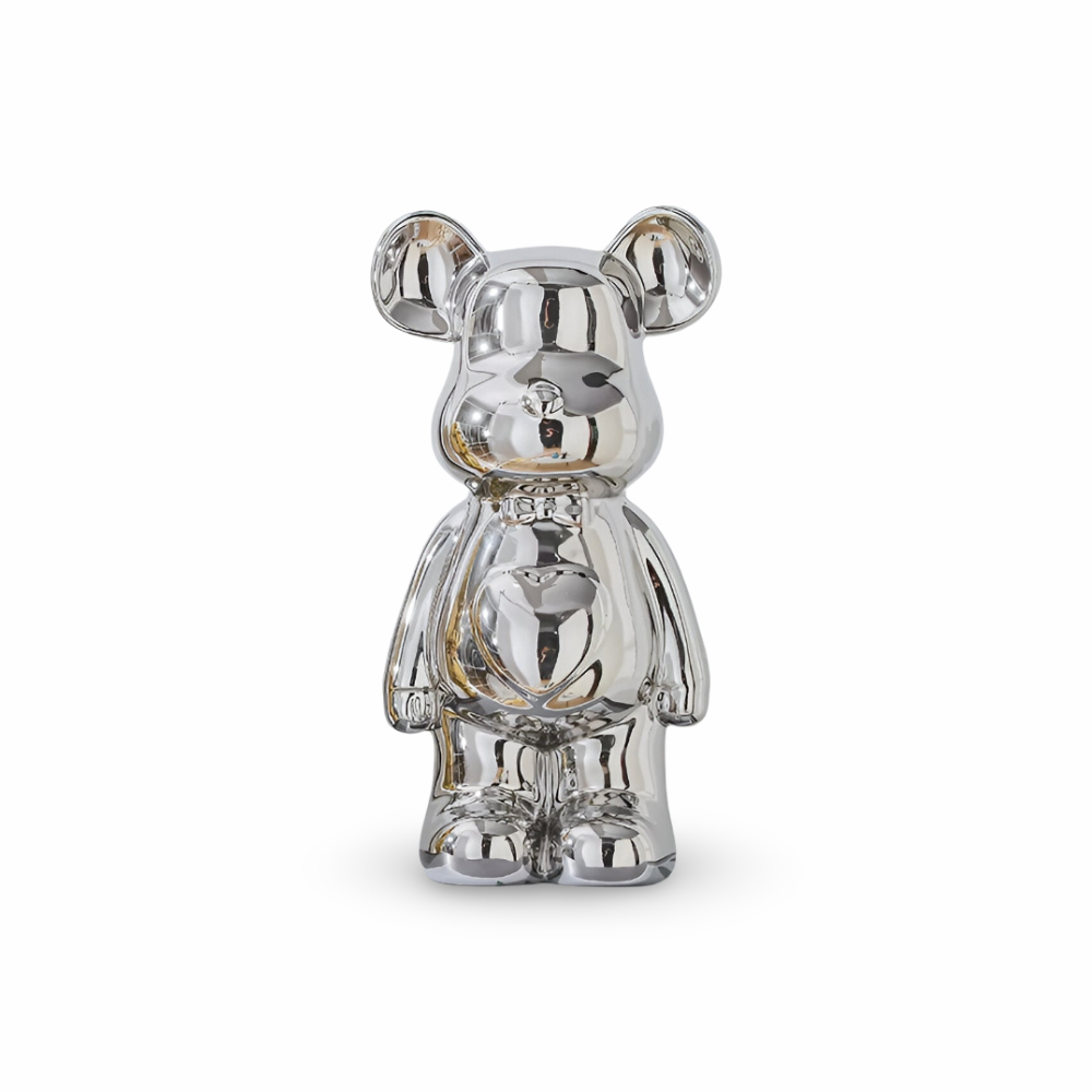 Skarbonka ceramiczna miś 27,5 cm – figurka misia 17,5 cm lub skarbonka, 6 kolorów