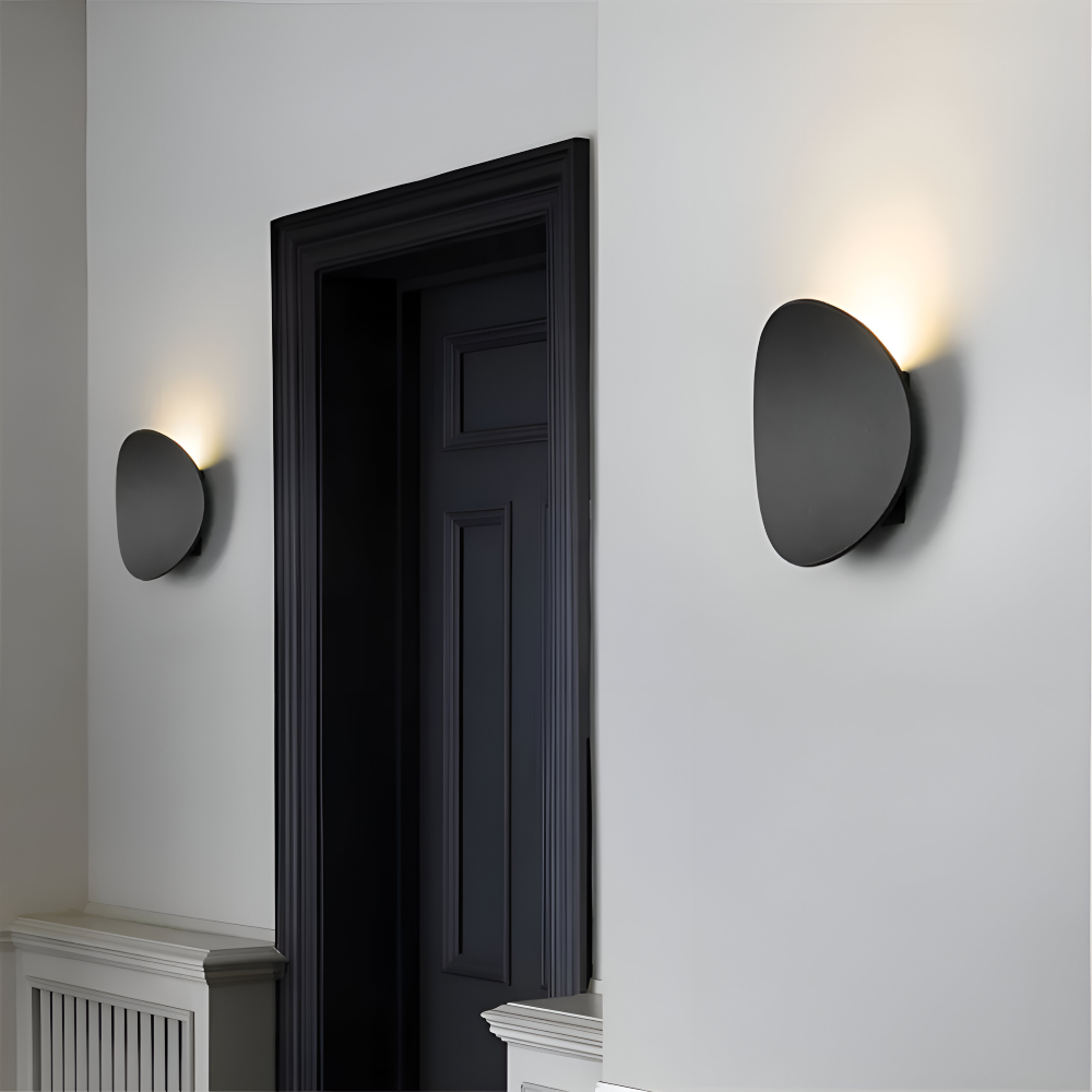Kinkiet do łazienki owalny IP65 – aluminiowa lampa ścienna LED w czerni, bieli lub złocie