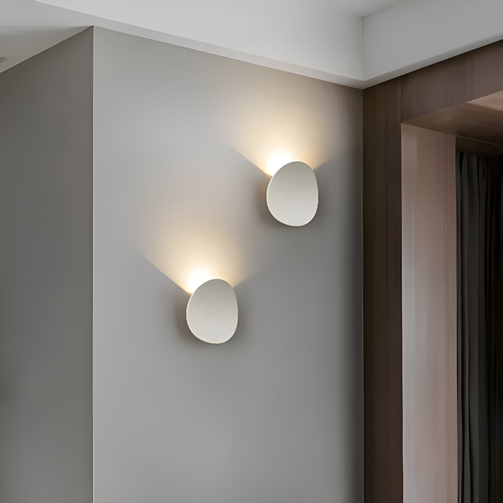 Kinkiet do łazienki owalny IP65 – aluminiowa lampa ścienna LED w czerni, bieli lub złocie