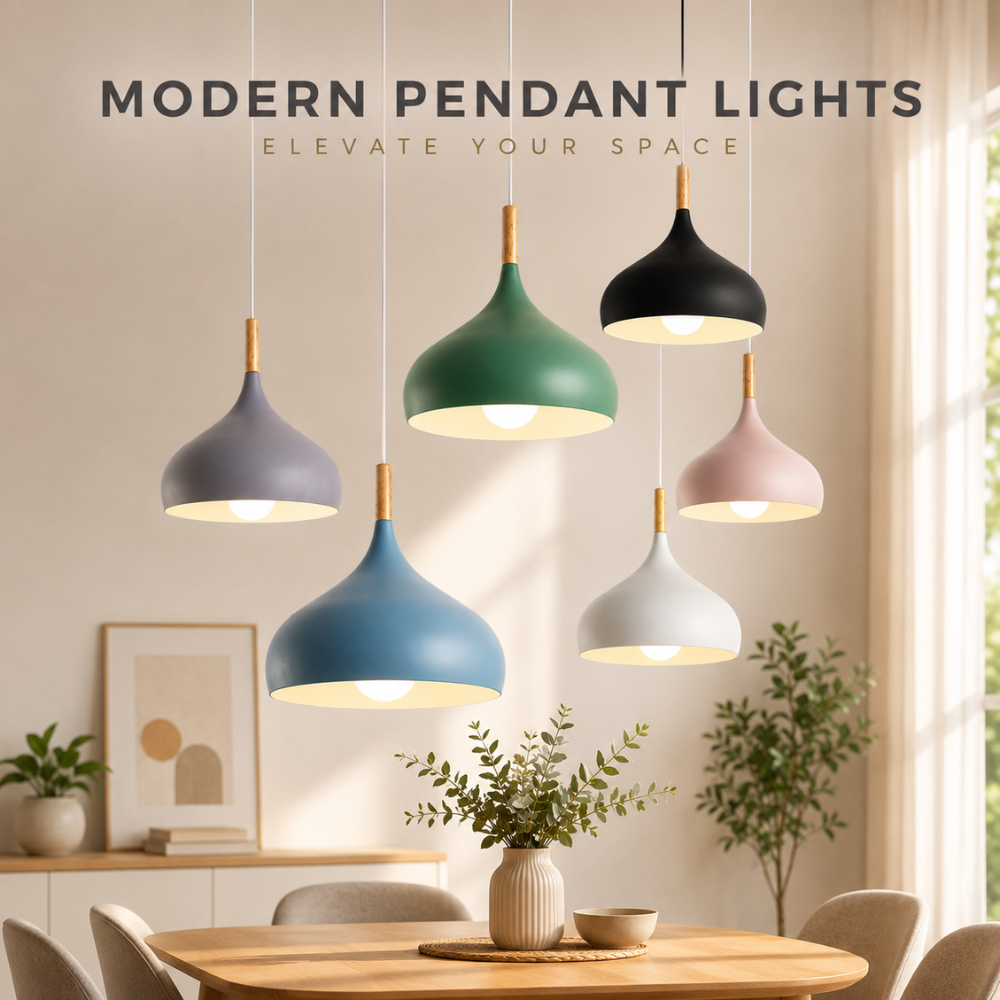 Pastelowa Lampa Wisząca LED – Nowoczesna Aluminiowa Lampa Sufitowa do Kuchni, Jadalni i Salonu