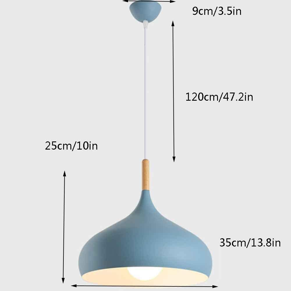 Pastelowa Lampa Wisząca LED – Nowoczesna Aluminiowa Lampa Sufitowa do Kuchni, Jadalni i Salonu