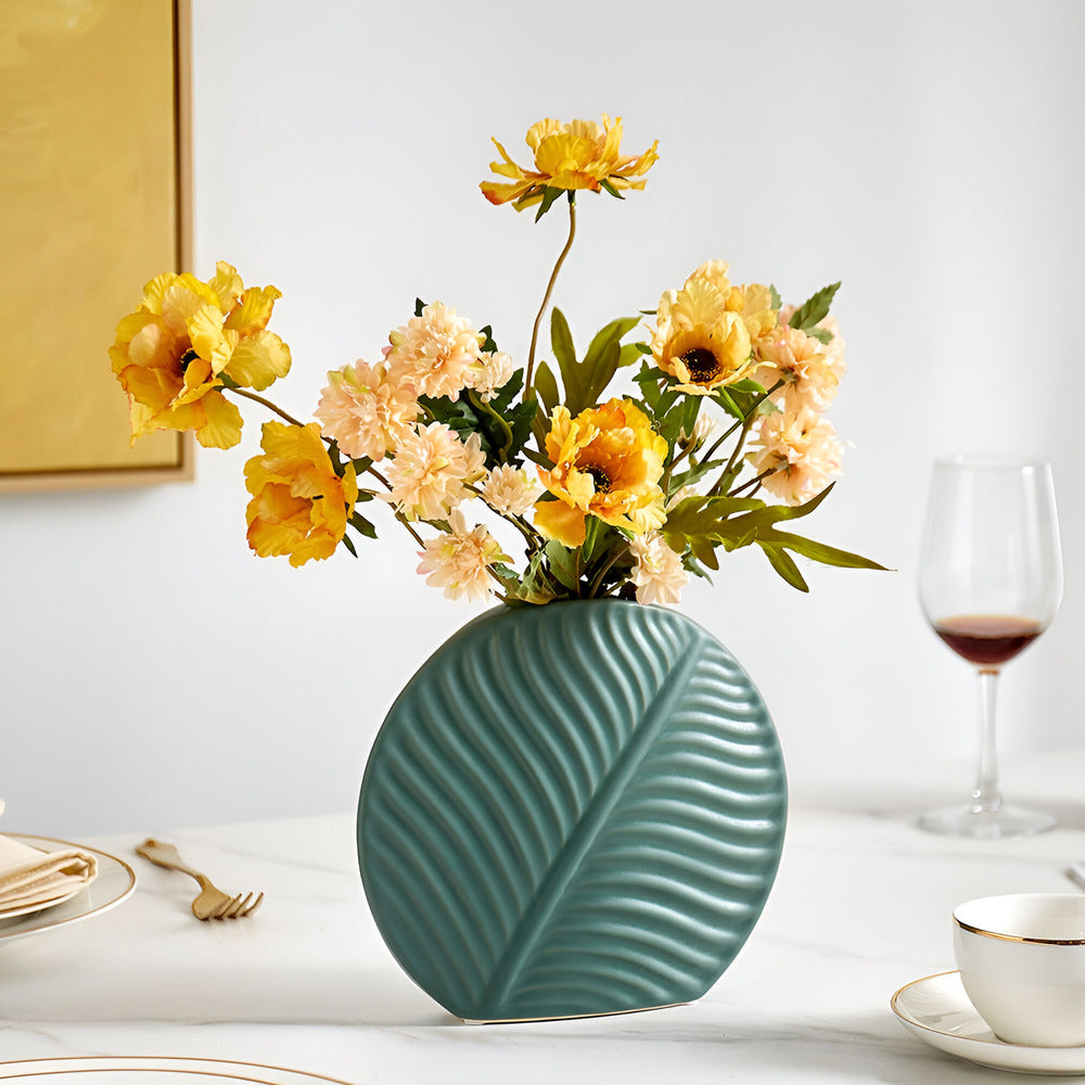 Wazon ceramiczny 18x20 do 31x34 cm – minimalistyczny wazon na kwiaty ręcznie robiony, 3 kolory