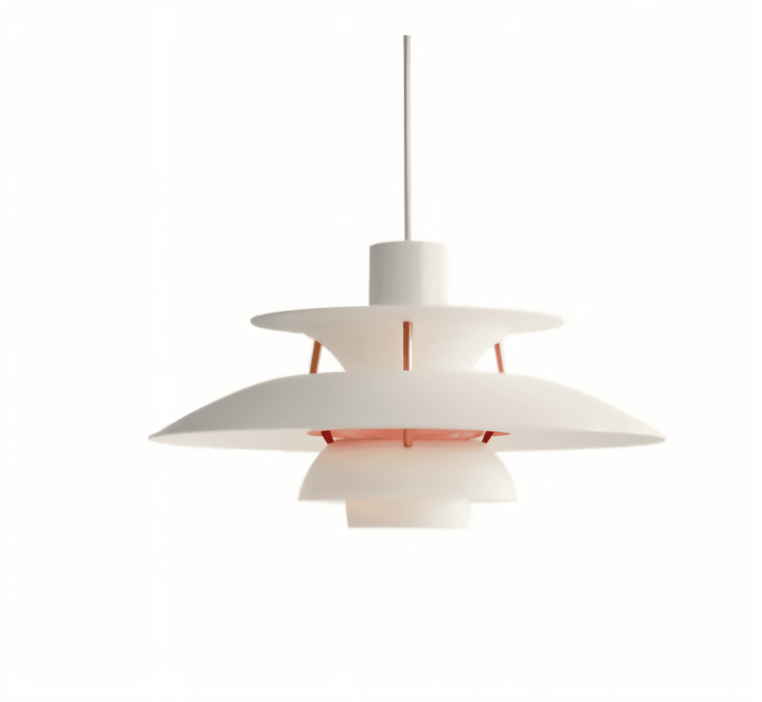 Skandynawska Metalowa Lampa Sufitowa - Klasyczna Wisząca w Ciepłym Stylu do Salonu i Kuchni - 11