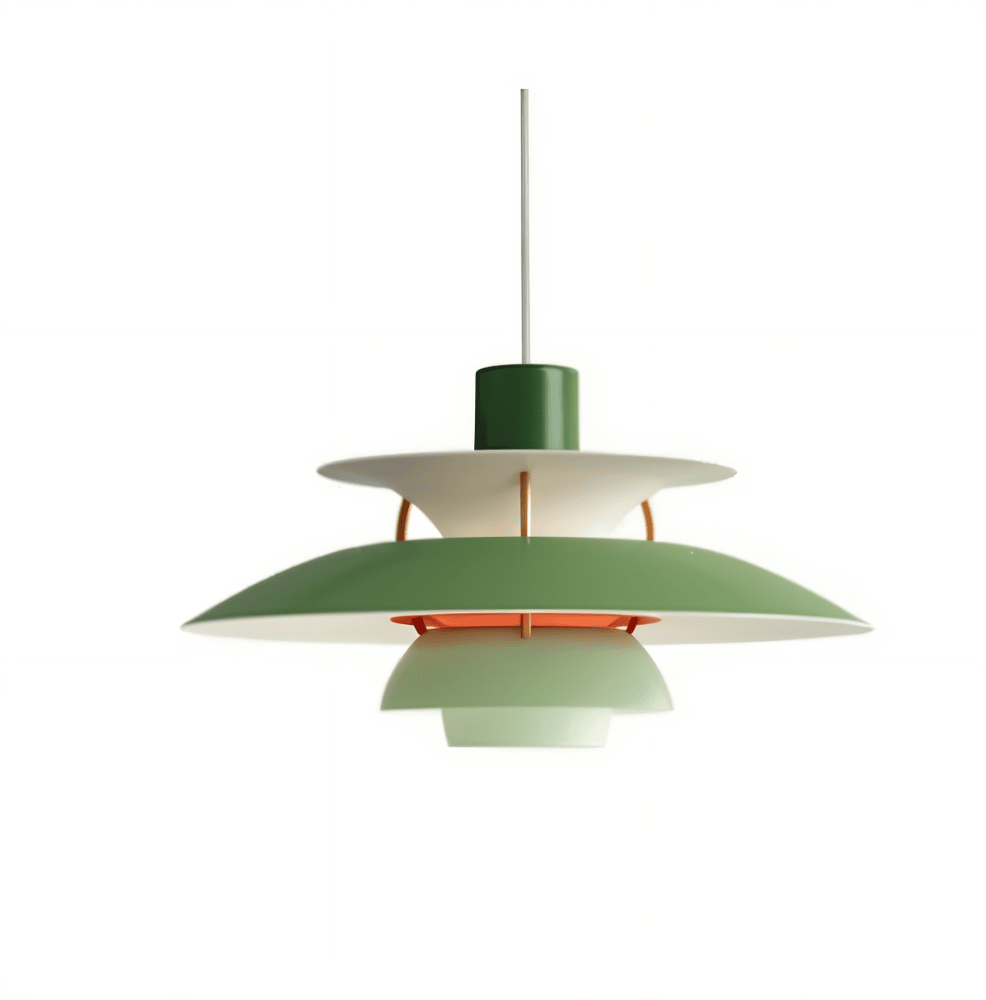 Skandynawska Metalowa Lampa Sufitowa - Klasyczna Wisząca w Ciepłym Stylu do Salonu i Kuchni - 15