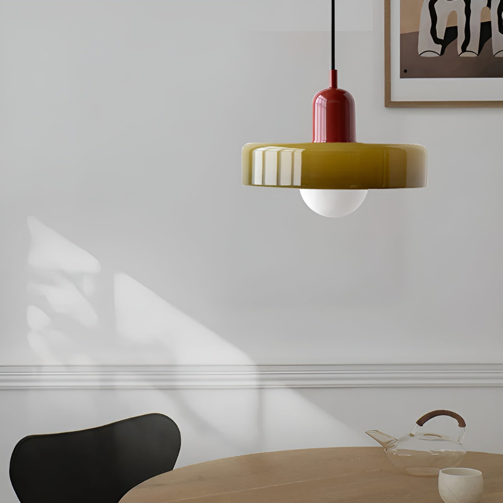 Skandynawska Szklana Lampa Wisząca - Regulowana Elegancja w Przezroczystym Stylu do Salonu 8
