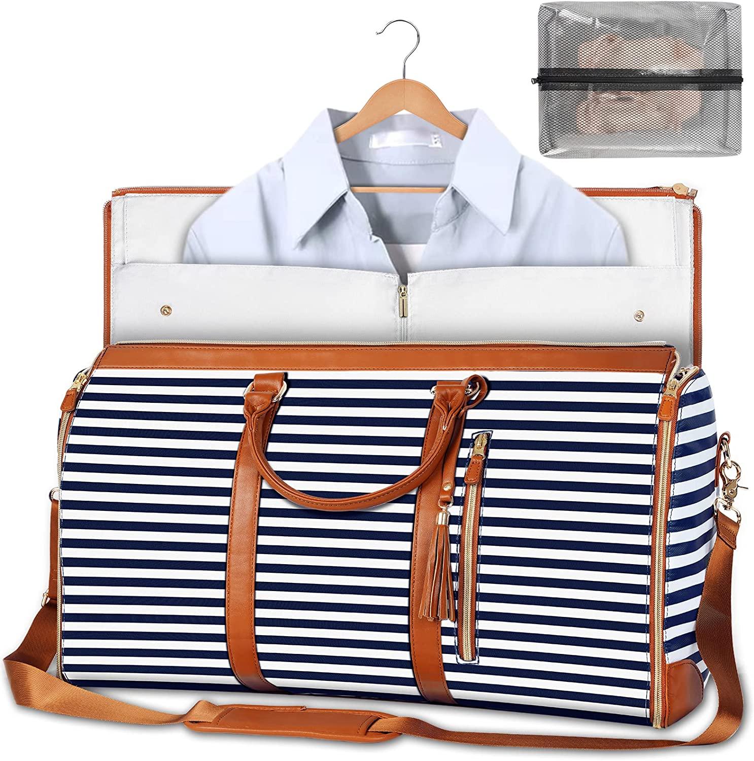 Stylowa Torba SuitBag dla Kobiet | Skórzana, Składana, Jasnoróżowa 0