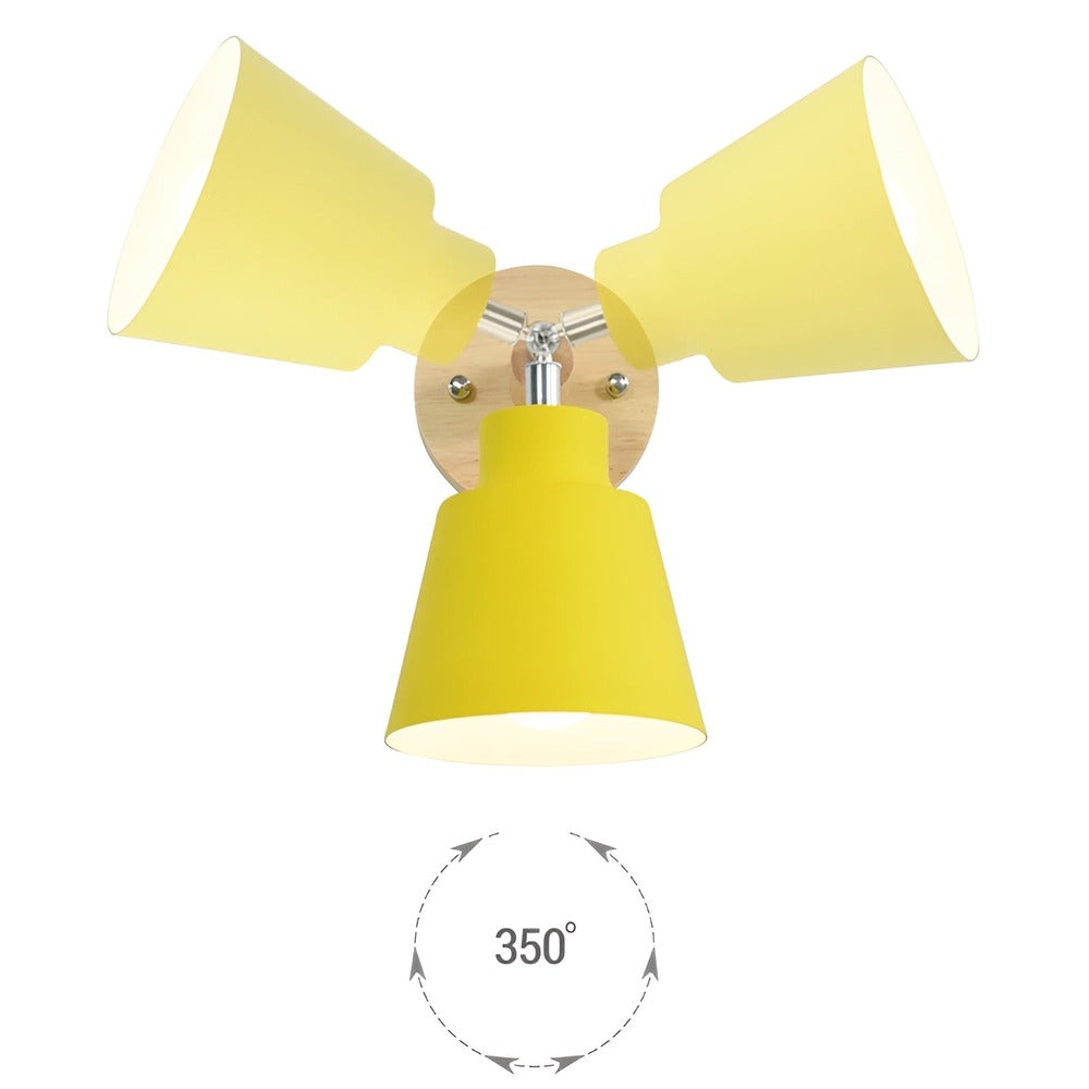 SwivelShine – lampa ścienna z mocowaniem na żelazie i włącznikiem kablowym 3