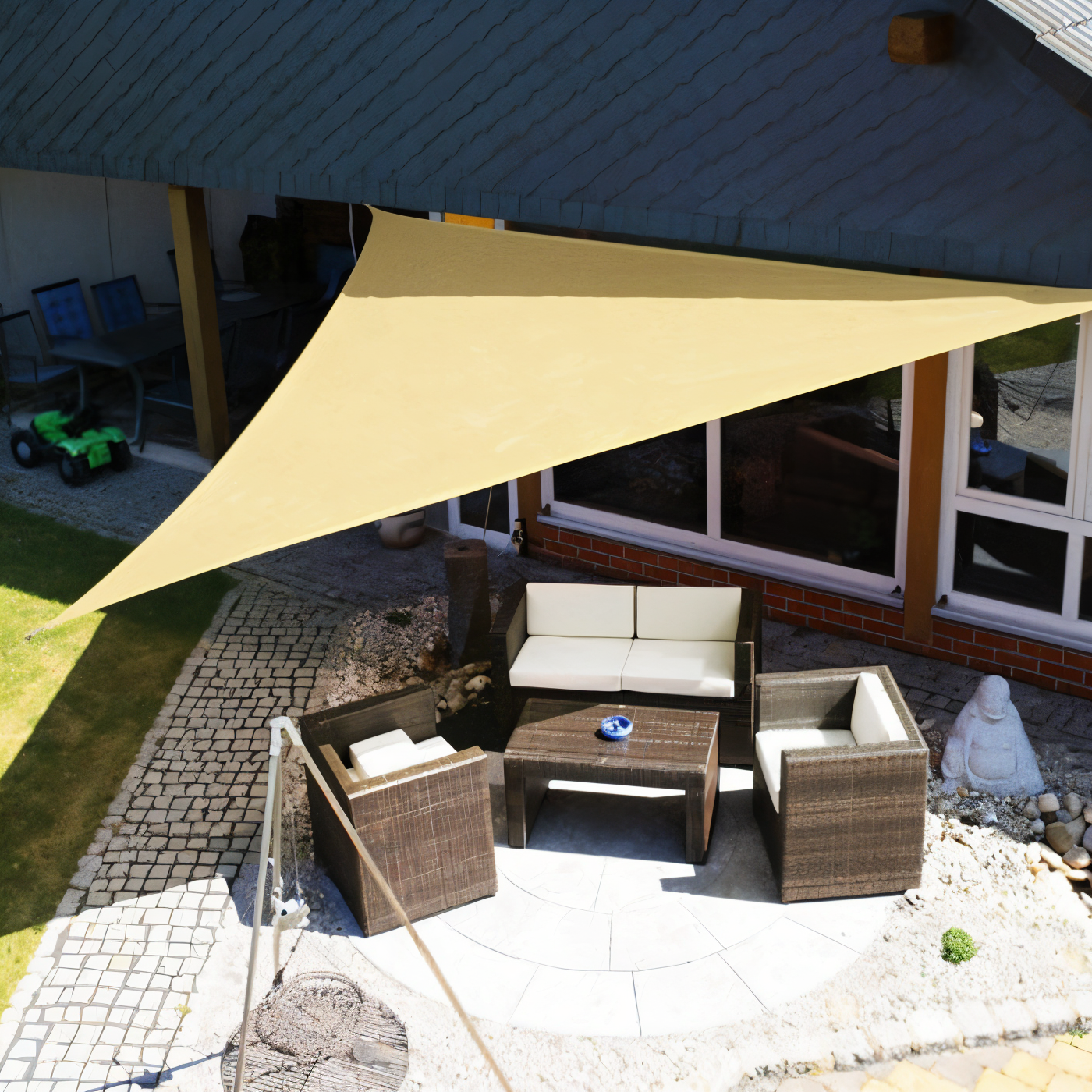 Żagiel przeciwsłoneczny ShadeMaster - żagiel przeciwsłoneczny z filtrem UV - kwadratowy, trójkątny 6