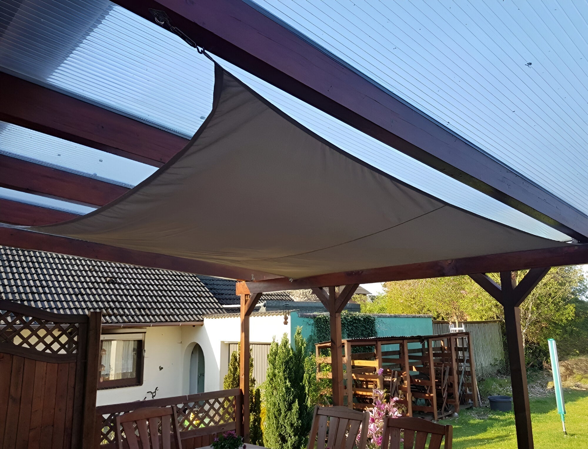 Żagiel przeciwsłoneczny ShadeMaster - żagiel przeciwsłoneczny z filtrem UV - kwadratowy, trójkątny 8