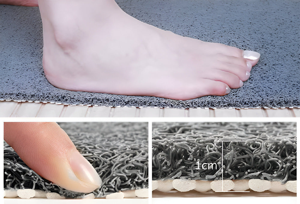 Pętelki z PVC z bliska, grubość ok. 1 cm