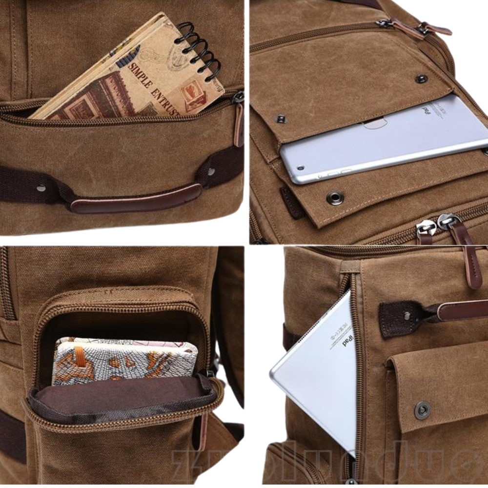 Wnętrze plecaka z przegrodą na laptopa