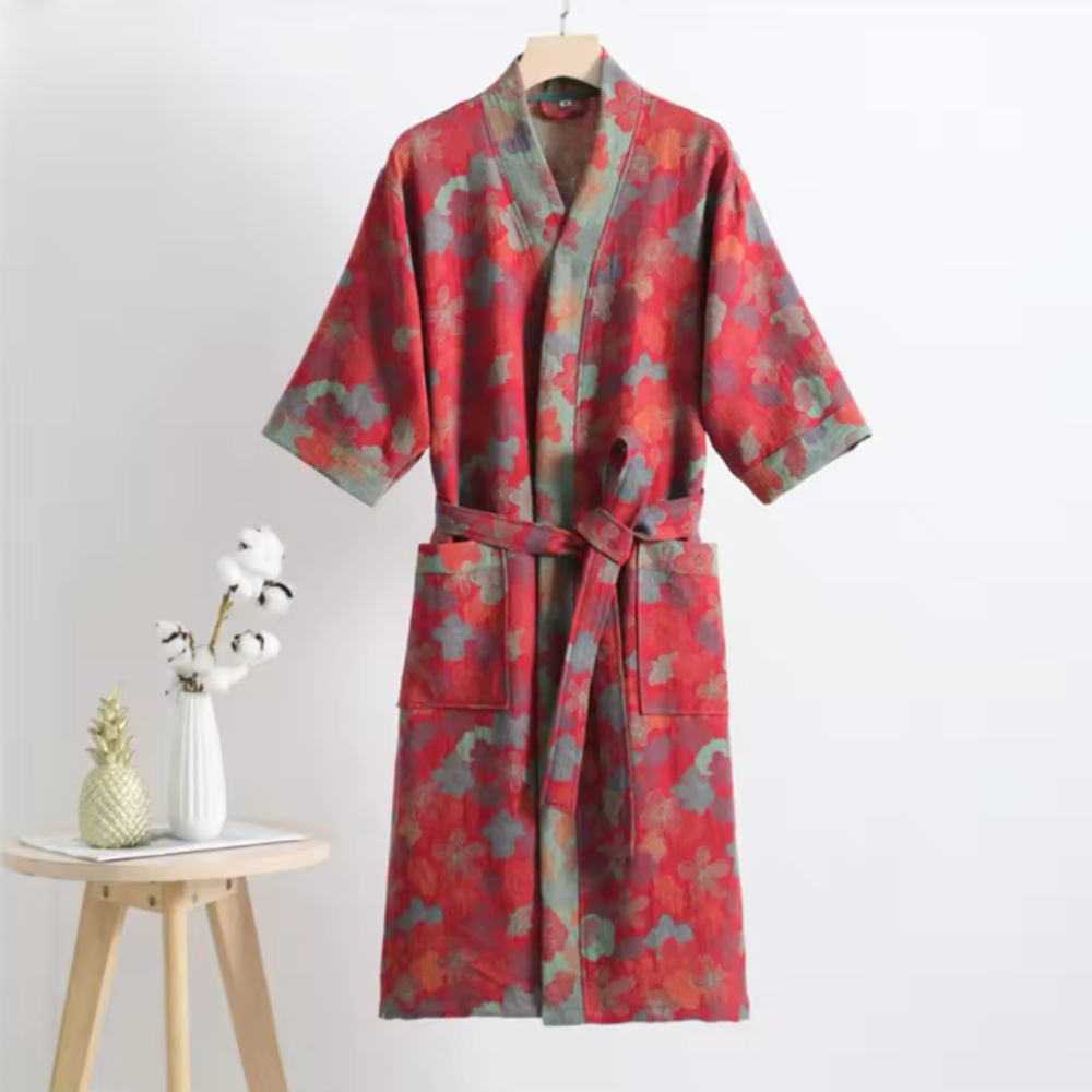 Szlafrok kimono unisex, wzór 06