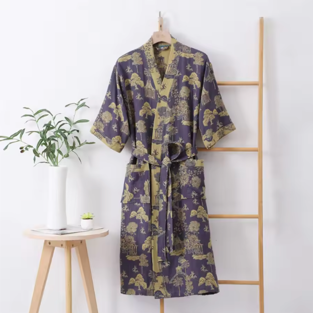 Szlafrok kimono unisex, wzór 09